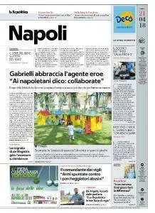 la Repubblica Napoli - 21 Aprile 2018