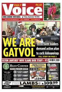 Daily Voice – 16 September 2022