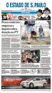 Jornal O Estado de São Paulo - 30 de março de 2012 - Sexta