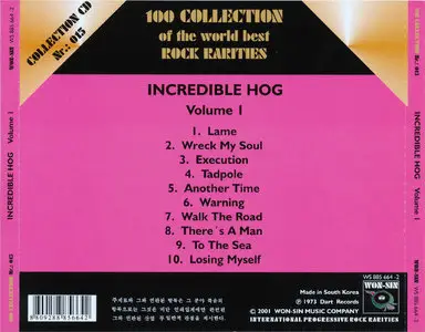Incredible Hog - Volume I (1973) [Reissue 2001]