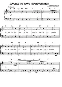 Christmas Sheet Music - Angels We Have Heard On High