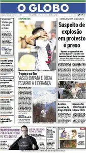 Jornal O Globo - 10 de fevereiro de 2014 - Segunda