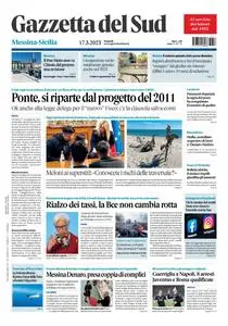 Gazzetta del Sud Messina - 17 Marzo 2023