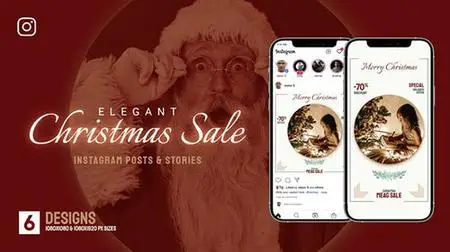 Merry Christmas Sale Instagram Pack B175 34212728
