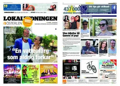 Lokaltidningen Österlen – 21 juli 2018