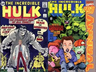 The Incredible Hulk Vol.1 #1-6, 102-474 + Annual #1-23 + Flashback (1962-1999) + Tales To Astonish #1-101 (1959-1968) Complete
