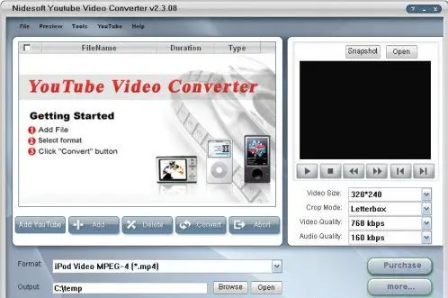Nidesoft YouTube VideoConverter v2.3.08