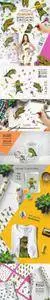 CreativeMarket - Dinosaurs Misbehaving- RoarsomeT-Rex 2884444