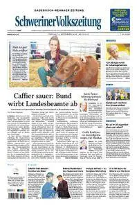 Schweriner Volkszeitung Gadebusch-Rehnaer Zeitung - 14. September 2018