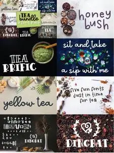 Tea Bundle - A Varie-Tea Font Pack 3479065