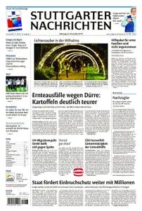 Stuttgarter Nachrichten Blick vom Fernsehturm - 20. November 2018