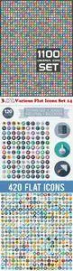 Vectors - Various Flat Icons Set 14