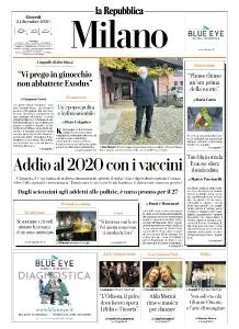la Repubblica Milano - 24 Dicembre 2020