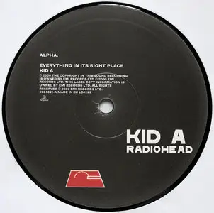 Radiohead – Kid A (UK 2 x 10" 1st pressing) Vinyl rip in 24 Bit/96 Khz + CD