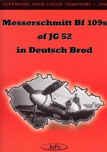 Messerschmitt Bf 109s of JG52 in Deutsch Brod (Luftwaffe over Czech territory 1945) (Repost)