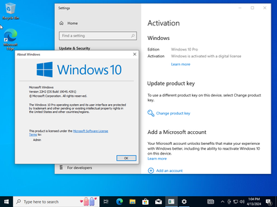 Windows 10 22H2 build 19045.4291 AIO 16in1 Multilingual (x64) Preactivated April 2024