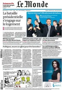 Le Monde du Jeudi 2 Février 2012