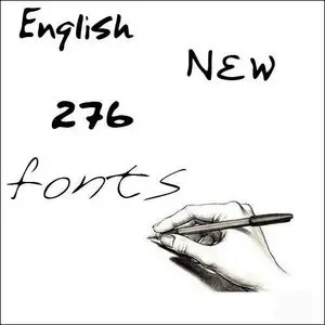 276 English handwriting fonts for Photoshop