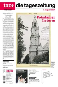 taz die tageszeitung  - 07 August 2024