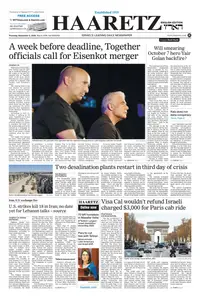 Haaretz English Edition - 3 September 2026