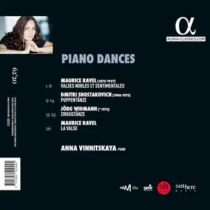 Anna Vinnitskaya - Piano Dances: Ravel, Shostakovich, Widmann (2024)