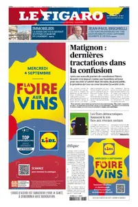 Le Figaro - 3 Septembre 2024