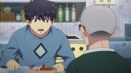 Blue Exorcist S04E10 1080p B Global WEB DL AAC2 0 H 265 (Ao no Exorcist, Multi Subs Blue Exorcist S04E10 In the Falling Snow