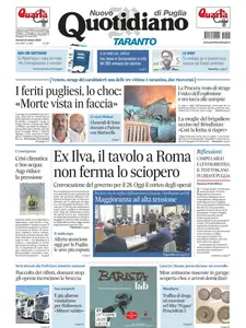 Quotidiano di Puglia Taranto - 16 Ottobre 2025