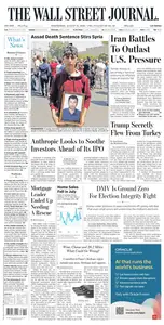 The Wall Street Journal - August 12, 2026