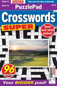 PuzzleLife PuzzlePad Crosswords Super - April 2025