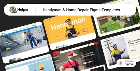 EE - ThemeForest  - Helper - Handyman, Plumber Maintenance & Repair Services Website Figma Template 58855953 v1.0