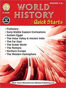 Mark Twain - World History Quick Starts Workbook, Social Studies, History, 64 Pages, Grades 4–12
