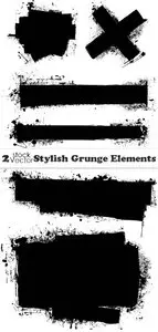 Vectors - Stylish Grunge Elements