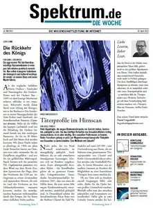 Spektrum die Woche No 16 2012