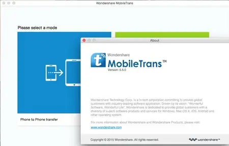 Wondershare MobileTrans for Mac 5.5.0 Multilangual Mac OS X