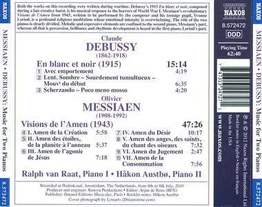 Ralph van Raat, Hakon Austbo - Olivier Messiaen: Visions de l'Amen; Claude Debussy: En blanc et noir (2012)