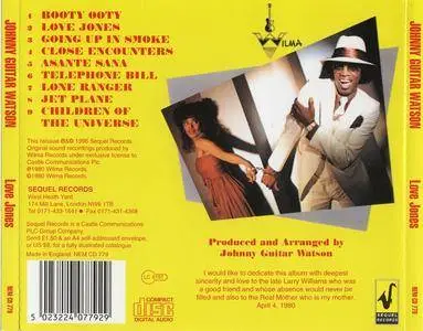 Johnny "Guitar" Watson - Love Jones (1980) [1996, Remastered Reissue]