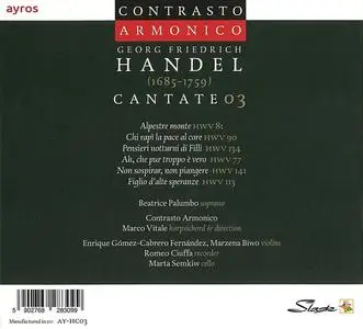 Beatrice Palumbo, Marco Vitale, Contrasto Armonico - George Frideric Handel: Cantate 03 (2019)