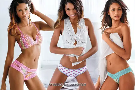 Chanel Iman - Victoria's Secret Photoshoots 2012