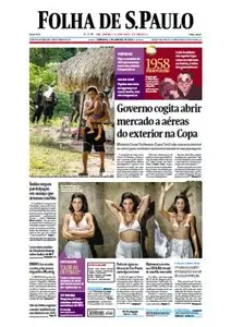 Jornal Folha de São Paulo - 5 de janeiro de 2014 - Domingo