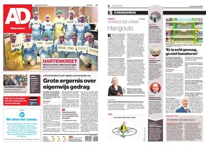 Algemeen Dagblad - Rivierenland – 23 maart 2020