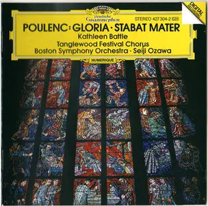 Poulenc - Gloria, Stabat Mater (Ozawa, Tanglewood Festival Chorus, Boston Symphony Orchestra; Battle) [1989]