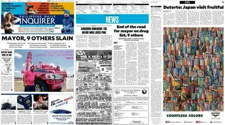 Philippine Daily Inquirer – October 29, 2016
