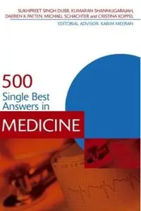 500 Single Best Answers in Medicine [Repost]