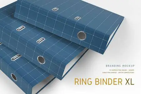 CreativeMarket - Ring Binder Large Mock-Up