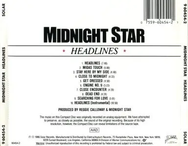 Midnight Star - Headlines (1986) {Japan for USA}