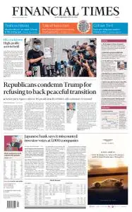 Financial Times Europe - September 25, 2020