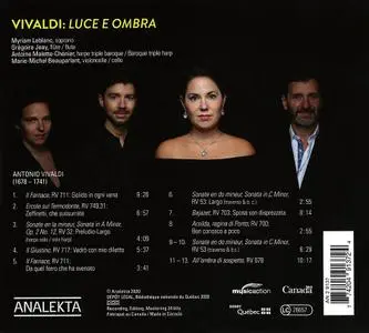 Myriam Leblanc, Ensemble Mirabilia - Vivaldi: Luce e Ombra (2020)