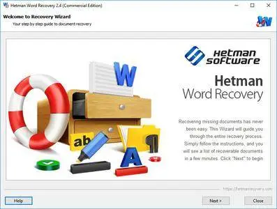Hetman Word Recovery 3.7 Unlimited / Commercial / Office / Home Multilingual