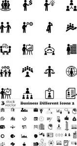 Vectors - Business Different Icons 2